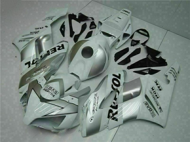 Honda CBR 1000 RR 04-05 Verkleidung - Silber Weiß Repsol Fabrik Honda CBR 1000 RR 04-05 Verkleidung - Silber Weiß Repsol Fabrik
