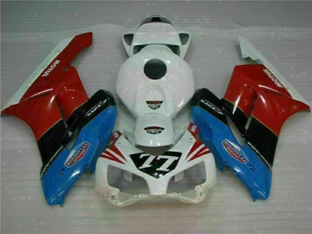 Honda CBR 1000 RR 04-05 Verkleidungen - Weiß Rot 77 Fabrik Honda CBR 1000 RR 04-05 Verkleidungen - Weiß Rot 77 Fabrik
