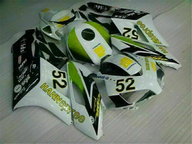 Honda CBR 1000 RR 04-05 Verkleidungen - Weiß Grün Hannspree 52 Fabrik Honda CBR 1000 RR 04-05 Verkleidungen - Weiß Grün Hannspree 52 Fabrik