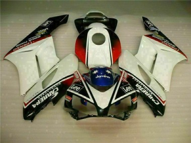 Honda CBR 1000 RR 04-05 Verkleidungen & Plastik - Weiß Schwarz Fabrik