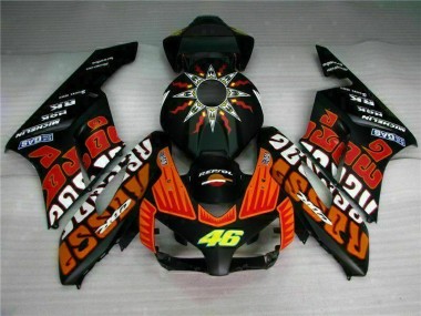 Honda CBR 1000 RR 04-05 Verkleidungen - Schwarz Orange Fabrik