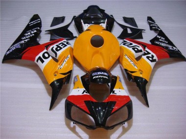 Honda CBR 1000 RR 04-05 Verkleidungen - Orange Schwarz Repsol Fabrik