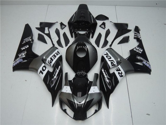 Honda CBR 1000 RR 04-05 Verkleidung - Grau Schwarz Repsol Fabrik Honda CBR 1000 RR 04-05 Verkleidung - Grau Schwarz Repsol Fabrik