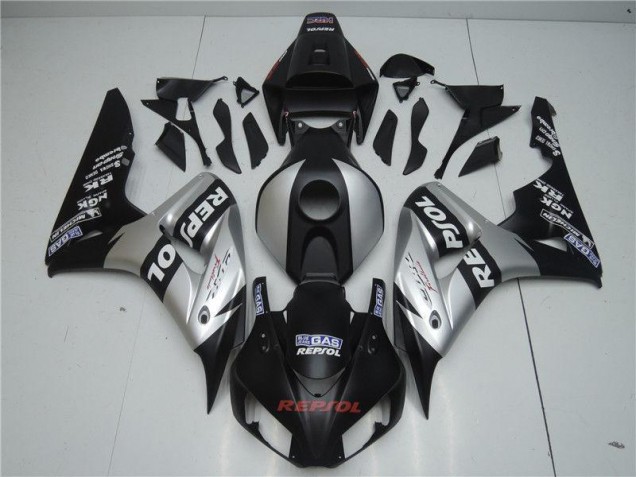 Honda CBR 1000 RR 04-05 Verkleidungen - Schwarz Silber Repsol Fabrik Honda CBR 1000 RR 04-05 Verkleidungen - Schwarz Silber Repsol Fabrik
