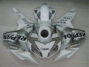 Honda CBR 1000 RR 04-05 Verkleidungen - Weiß Silber Schwarz Repsol Fabrik