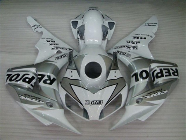 Honda CBR 1000 RR 04-05 Verkleidungen - Weiß Silber Schwarz Repsol Fabrik Honda CBR 1000 RR 04-05 Verkleidungen - Weiß Silber Schwarz Repsol Fabrik