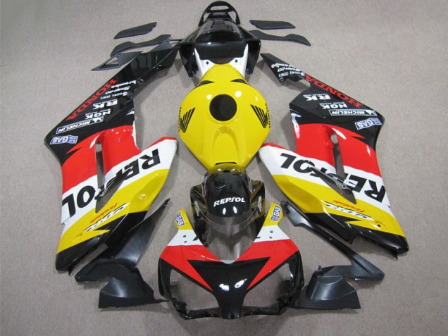 Honda CBR 1000 RR 04-05 Verkleidungen - Gelb Rot Repsol Fabrik Honda CBR 1000 RR 04-05 Verkleidungen - Gelb Rot Repsol Fabrik