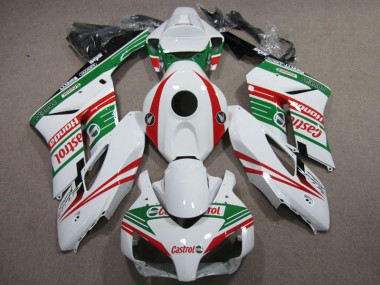 Honda CBR 1000 RR 04-05 Verkleidungen - Weiß Rot Castrol Fabrik