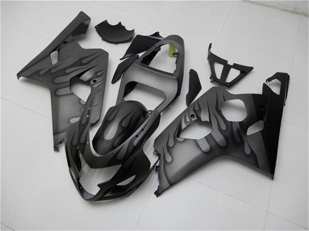 Suzuki GSXR 600 / 750 K4 04-05 Verkleidungen - Schwarz Grau Fabrik Suzuki GSXR 600 / 750 K4 04-05 Verkleidungen - Schwarz Grau Fabrik