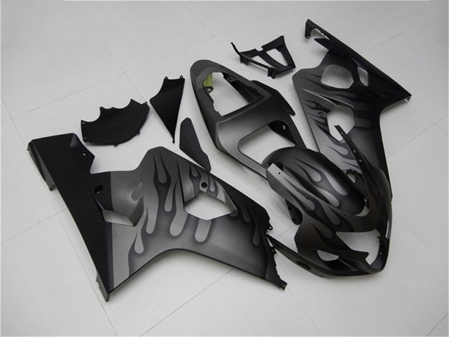 Suzuki GSXR 600 / 750 K4 04-05 Verkleidungen - Schwarz Grau Fabrik Suzuki GSXR 600 / 750 K4 04-05 Verkleidungen - Schwarz Grau Fabrik