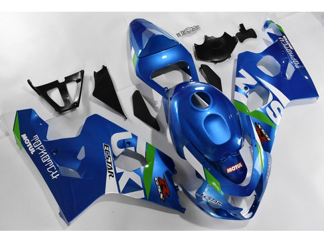 Suzuki GSXR 600 / 750 K4 04-05 Verkleidungen - Blau Weiß Fabrik