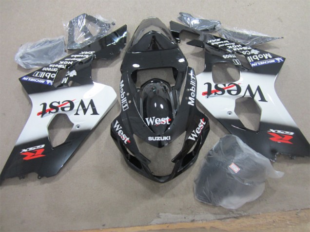 Suzuki GSXR 600 K4 04-05 Verkleidungen - Schwarz West Fabrik Suzuki GSXR 600 K4 04-05 Verkleidungen - Schwarz West Fabrik