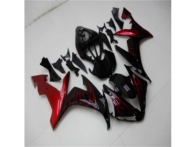 Yamaha R1 04-06 Verkleidungen - Rot Schwarz Fabrik Yamaha R1 04-06 Verkleidungen - Rot Schwarz Fabrik