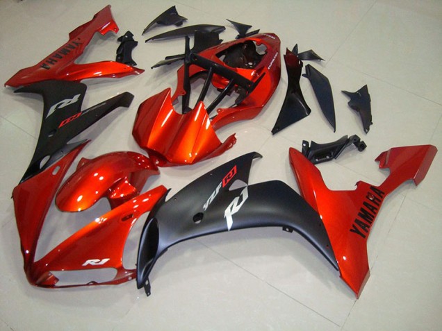 Yamaha R1 04-06 Verkleidungen - Rot Matt Schwarz Fabrik Yamaha R1 04-06 Verkleidungen - Rot Matt Schwarz Fabrik