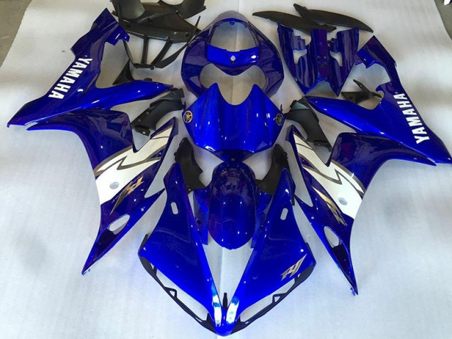 Yamaha R1 04-06 Verkleidungen - Glänzend Blau Weiß Fabrik Yamaha R1 04-06 Verkleidungen - Glänzend Blau Weiß Fabrik