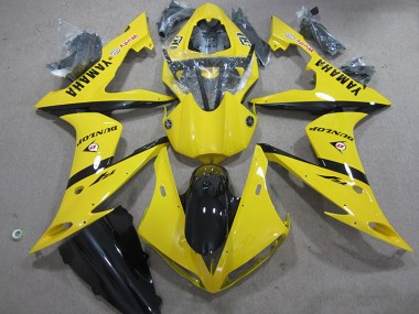 Yamaha R1 04-06 Verkleidungen - Gelb Dunlop Fabrik