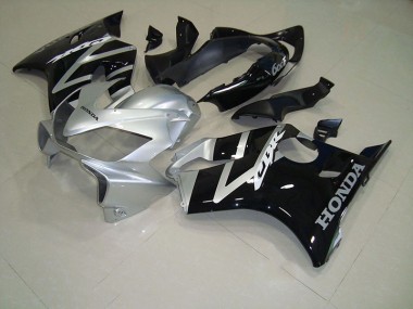 Honda CBR 600 F4i 04-07 Verkleidungen - Schwarz Silber Fabrik