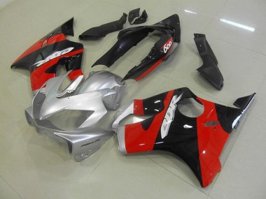 Honda CBR 600 F4i 04-07 Verkleidungen - Schwarz Rot Silber Fabrik