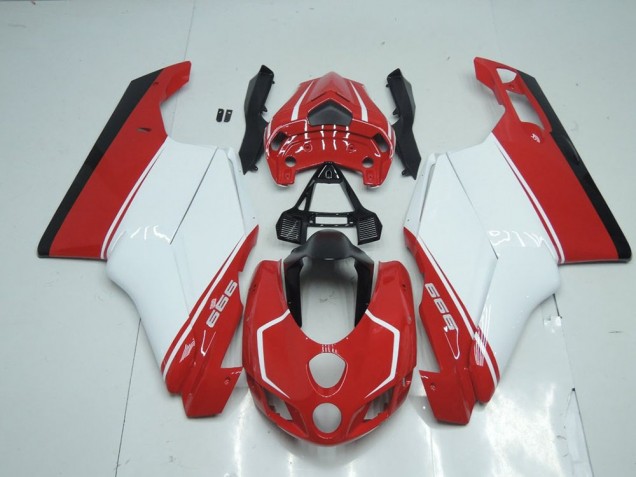 Ducati 749 999 05-06 Verkleidungen - Rot Weiß Rot Fabrik Ducati 749 999 05-06 Verkleidungen - Rot Weiß Rot Fabrik