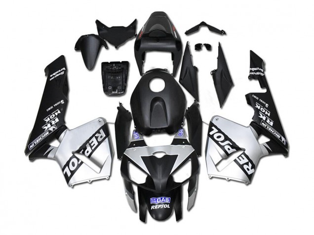 Honda CBR 600 RR 05-06 Verkleidungen - Silber Repsol Schwarz Fabrik Honda CBR 600 RR 05-06 Verkleidungen - Silber Repsol Schwarz Fabrik