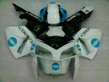 Honda CBR 600 RR 05-06 Verkleidungen - Weiß Blau Fabrik