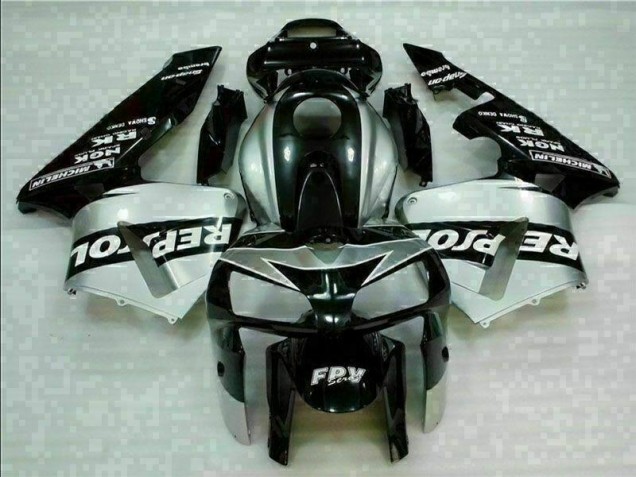 Honda CBR 600 RR 05-06 Verkleidungen - Schwarz Silber Repsol Fabrik Honda CBR 600 RR 05-06 Verkleidungen - Schwarz Silber Repsol Fabrik
