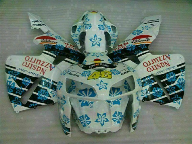 Honda CBR 600 RR 05-06 Verkleidung - Weiß Blau Nastro Azzurro 46 Fabrik Honda CBR 600 RR 05-06 Verkleidung - Weiß Blau Nastro Azzurro 46 Fabrik
