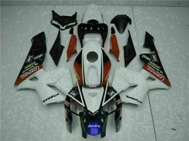 Honda CBR 600 RR 05-06 Verkleidungen - Weiß Rot Schwarz Lee Fabrik