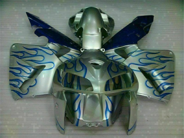 Honda CBR 600 RR 05-06 Verkleidungen - Weiß Blau Flamme Fabrik Honda CBR 600 RR 05-06 Verkleidungen - Weiß Blau Flamme Fabrik