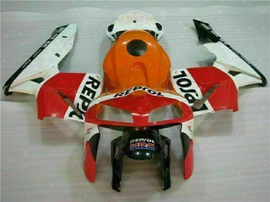 Honda CBR 600 RR 05-06 Verkleidungen - Orange Schwarz Repsol Fabrik