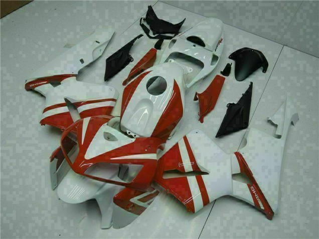 Honda CBR 600 RR 05-06 Verkleidung - Weiß Rot Fabrik Honda CBR 600 RR 05-06 Verkleidung - Weiß Rot Fabrik