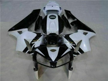 Honda CBR 600 RR 05-06 Vollverkleidung - Weiß Schwarz Fabrik