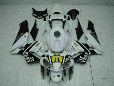 Honda CBR 600 RR 05-06 Verkleidungen - Weiß Playboy 14 Fabrik