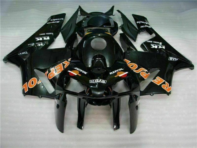 Honda CBR 600 RR 05-06 Verkleidungen - Schwarz Repsol Fabrik Honda CBR 600 RR 05-06 Verkleidungen - Schwarz Repsol Fabrik