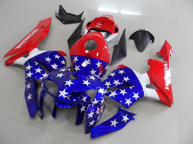 Honda CBR 600 RR 05-06 Verkleidungen - Amerikanische Flagge Fabrik Honda CBR 600 RR 05-06 Verkleidungen - Amerikanische Flagge Fabrik