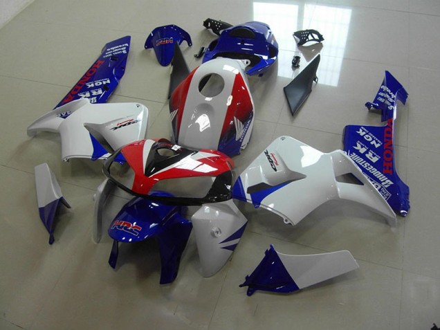 Honda CBR 600 RR 05-06 Verkleidungen - Weiß Blau Rot HRC Fabrik Honda CBR 600 RR 05-06 Verkleidungen - Weiß Blau Rot HRC Fabrik