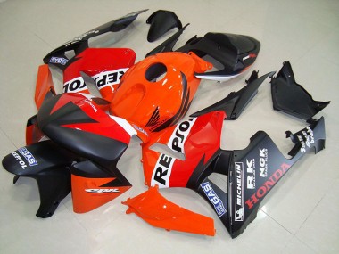 Honda CBR 600 RR 05-06 Verkleidungen - Matt Schwarzer Repsol Renn Fabrik