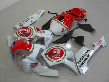 Honda CBR 600 RR 05-06 Verkleidungen - Perl Weiß Lucky Strike Fabrik