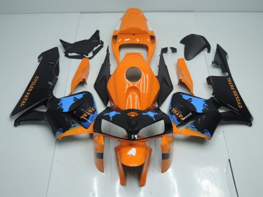 Honda CBR 600 RR 05-06 VollVerkleidungen & Plastik - Orange Schwarz Fabrik