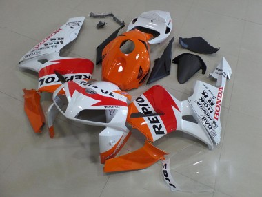 Honda CBR 600 RR 05-06 Verkleidungen - Orange Weiß Repsol Fabrik