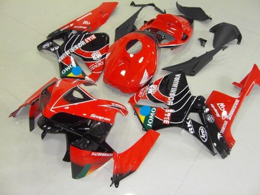 Honda CBR 600 RR 05-06 Verkleidungen - Rot Schwarz Jomo Fabrik