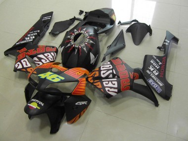 Honda CBR 600 RR 05-06 Verkleidungen - Rossi Matt Schwarz Fabrik