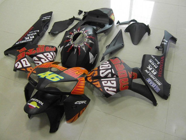 Honda CBR 600 RR 05-06 Verkleidungen - Rossi Matt Schwarz Fabrik Honda CBR 600 RR 05-06 Verkleidungen - Rossi Matt Schwarz Fabrik