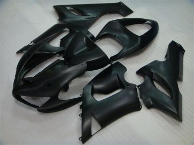 Kawasaki ZX6R 05-06 Verkleidungen - Matt Schwarz Fabrik
