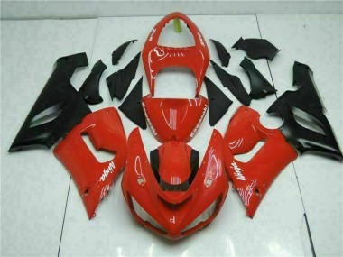 Kawasaki ZX6R 05-06 Verkleidung - Rot Fabrik