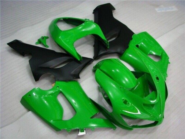 Kawasaki ZX6R 05-06 Verkleidungen - Grün Matt schwarz Fabrik Kawasaki ZX6R 05-06 Verkleidungen - Grün Matt schwarz Fabrik