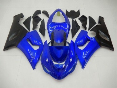 Kawasaki ZX6R 05-06 Verkleidungen - Blau Fabrik
