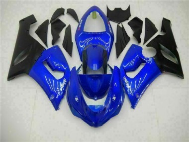 Kawasaki ZX6R 05-06 Verkleidung - Blau Fabrik