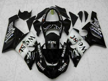 Kawasaki ZX6R 05-06 Verkleidungen Komplett Sets - Schwarz Fabrik