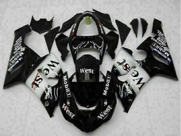Kawasaki ZX6R 05-06 Verkleidungen Komplett Sets - Schwarz Fabrik Kawasaki ZX6R 05-06 Verkleidungen Komplett Sets - Schwarz Fabrik